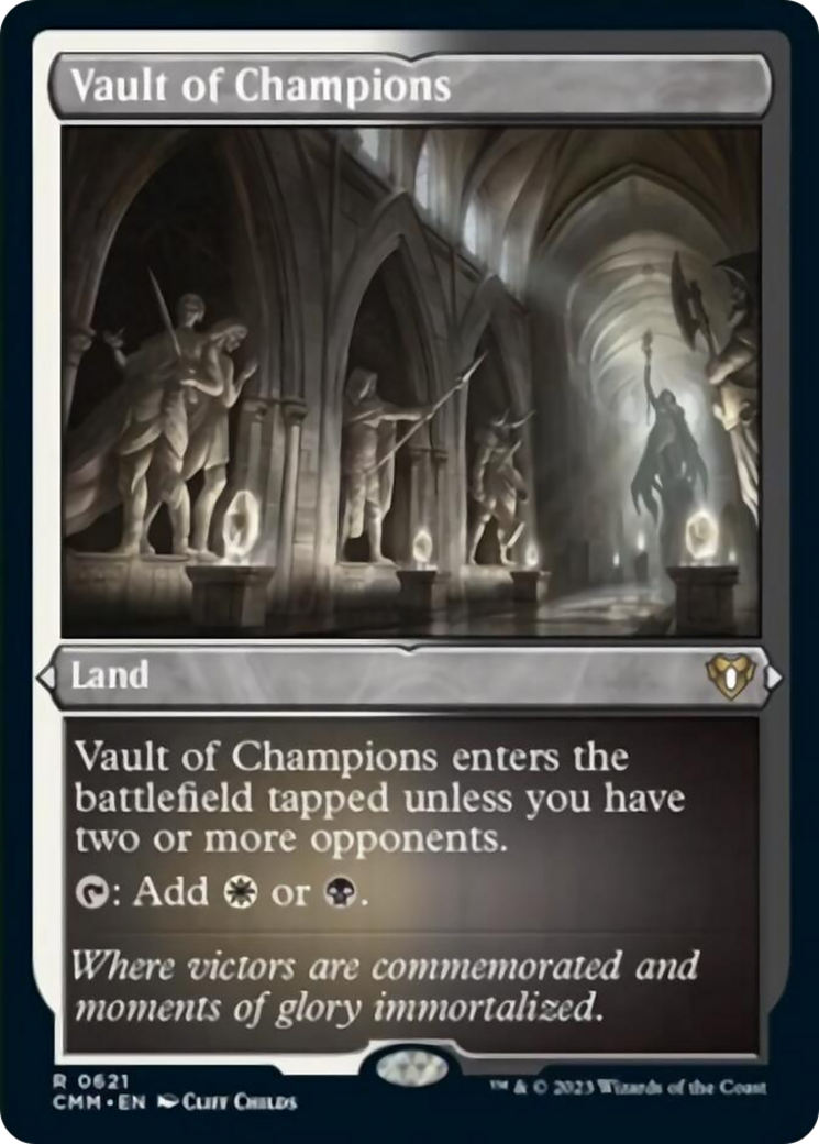 Vault of Champions (Foil Etched) [Commander Masters] | North Game Den