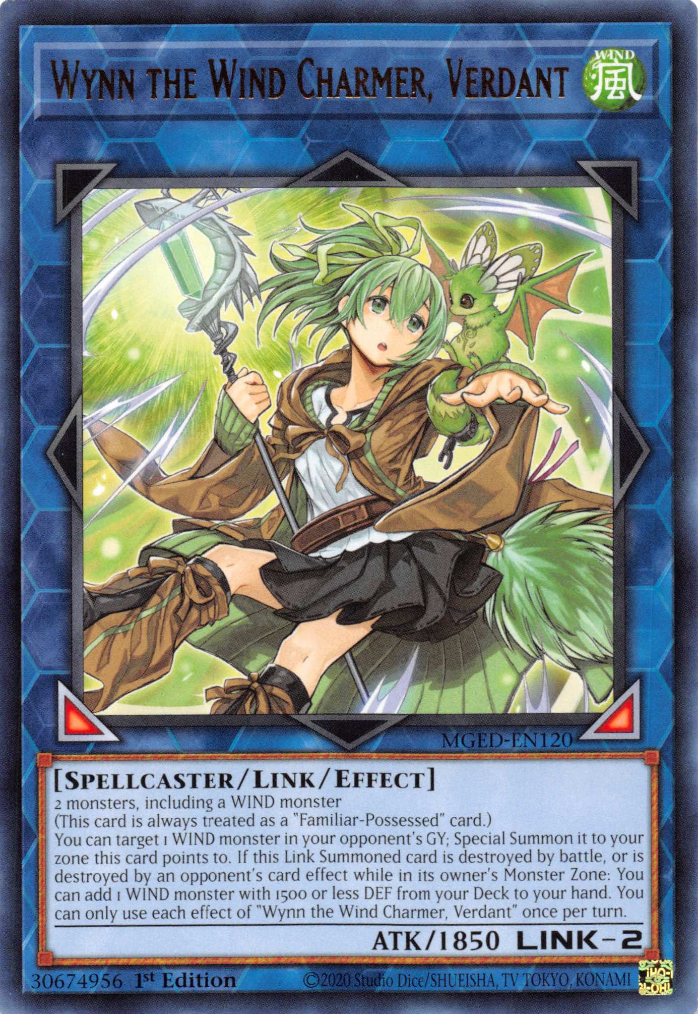 Wynn the Wind Charmer, Verdant [MGED-EN120] Rare | North Game Den