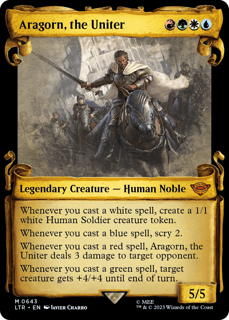 Aragorn, the Uniter [The Lord of the Rings: Tales of Middle-Earth Showcase Scrolls] | North Game Den