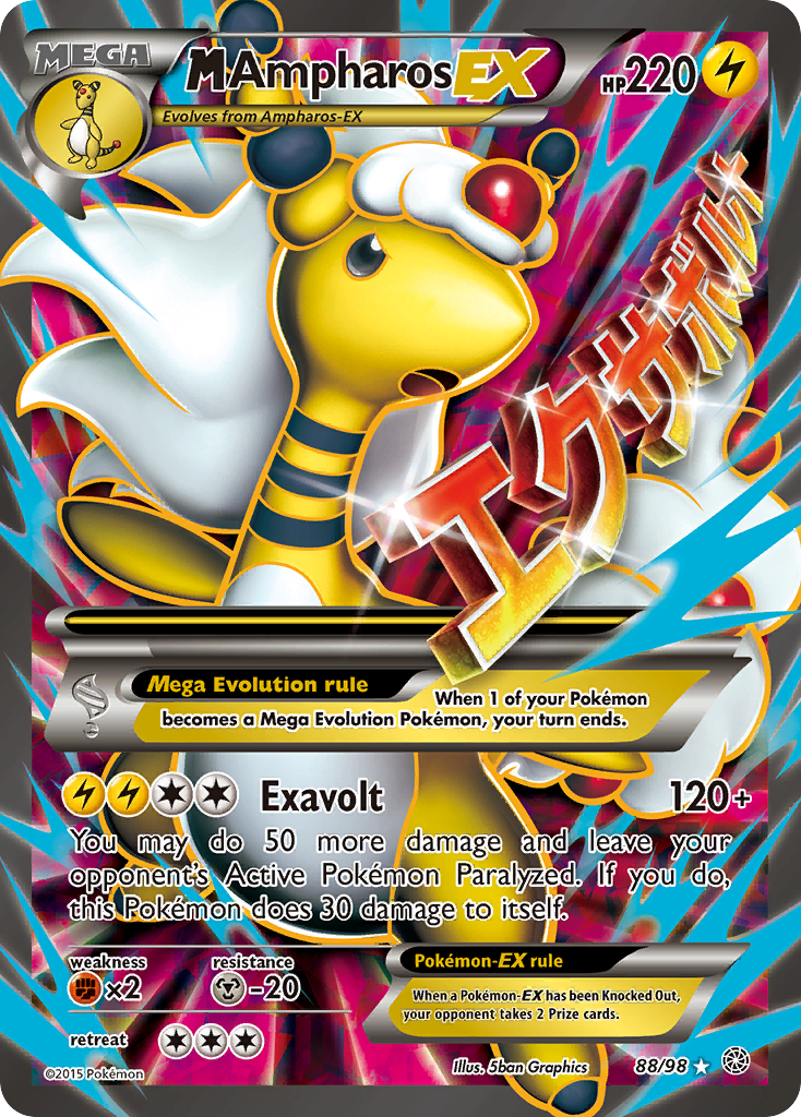 M Ampharos EX (88/98) [XY: Ancient Origins] | North Game Den