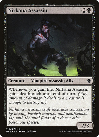 Nirkana Assassin [Battle for Zendikar] | North Game Den