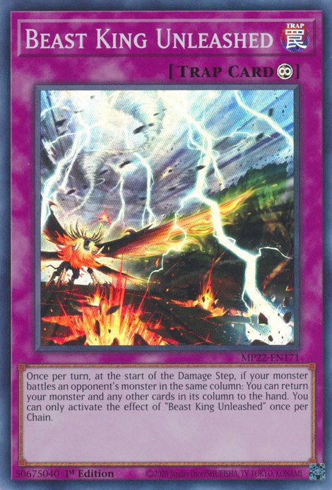 Beast King Unleashed [MP22-EN171] Super Rare | North Game Den