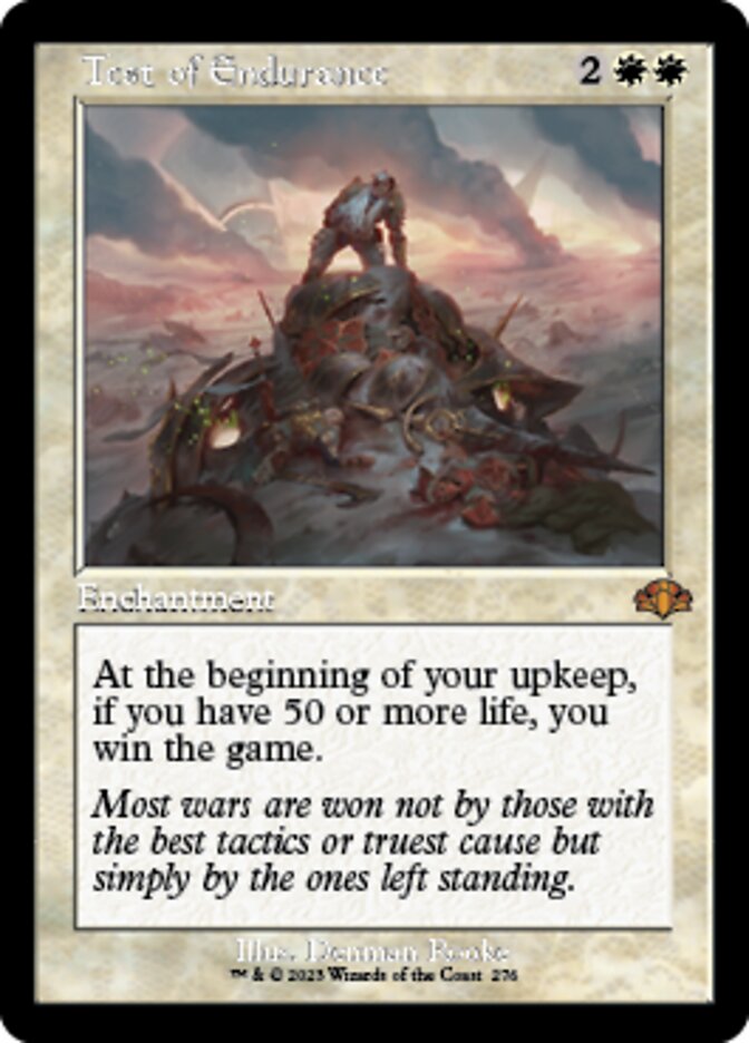 Test of Endurance (Retro) [Dominaria Remastered] | North Game Den