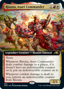 Risona, Asari Commander (Extended) [Kamigawa: Neon Dynasty] | North Game Den