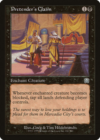 Pretender's Claim [Mercadian Masques] | North Game Den