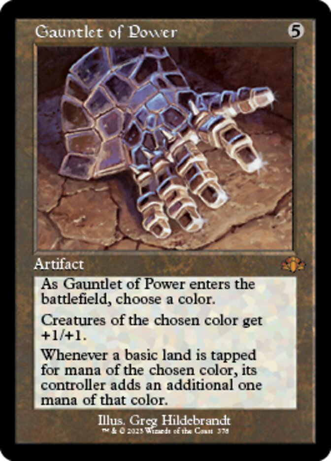 Gauntlet of Power (Retro) [Dominaria Remastered] | North Game Den