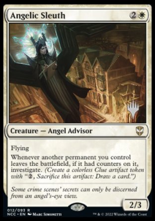 Angelic Sleuth (Promo Pack) [Streets of New Capenna Commander Promos] | North Game Den