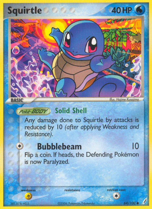 Squirtle (64/100) [EX: Crystal Guardians] | North Game Den