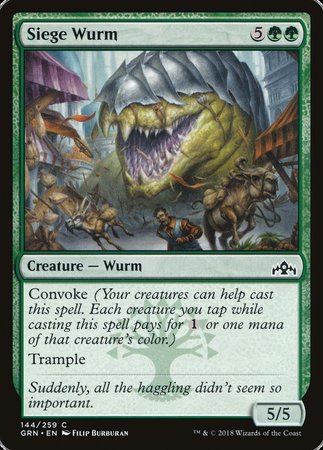 Siege Wurm [Guilds of Ravnica] | North Game Den