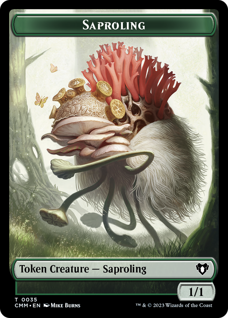 Saproling Token [Commander Masters Tokens] | North Game Den