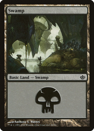 Swamp (62) [Duel Decks: Garruk vs. Liliana] | North Game Den