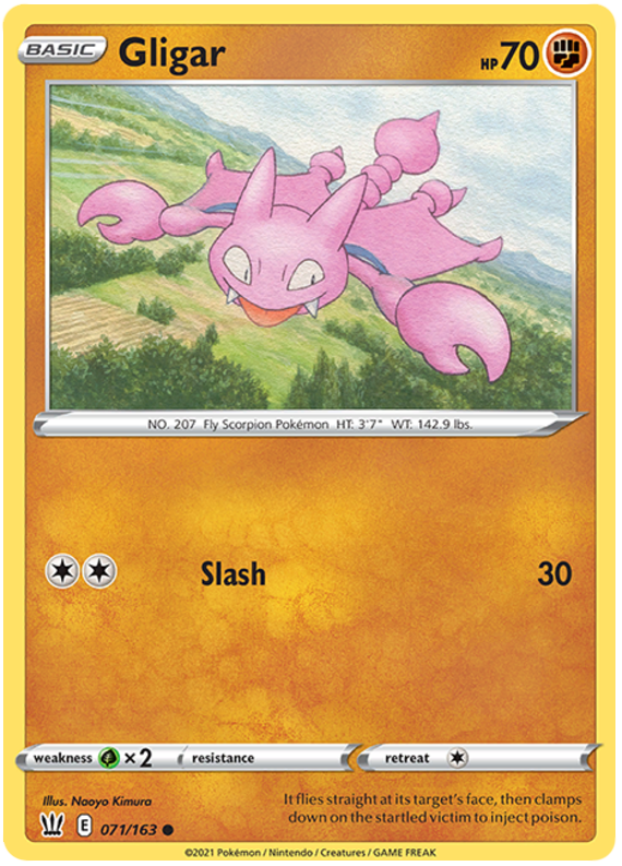 Gligar (071/163) [Sword & Shield: Battle Styles] | North Game Den