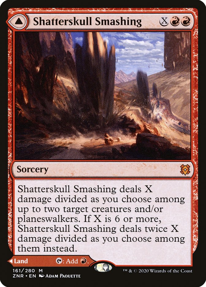 Shatterskull Smashing // Shatterskull, the Hammer Pass [Zendikar Rising] | North Game Den