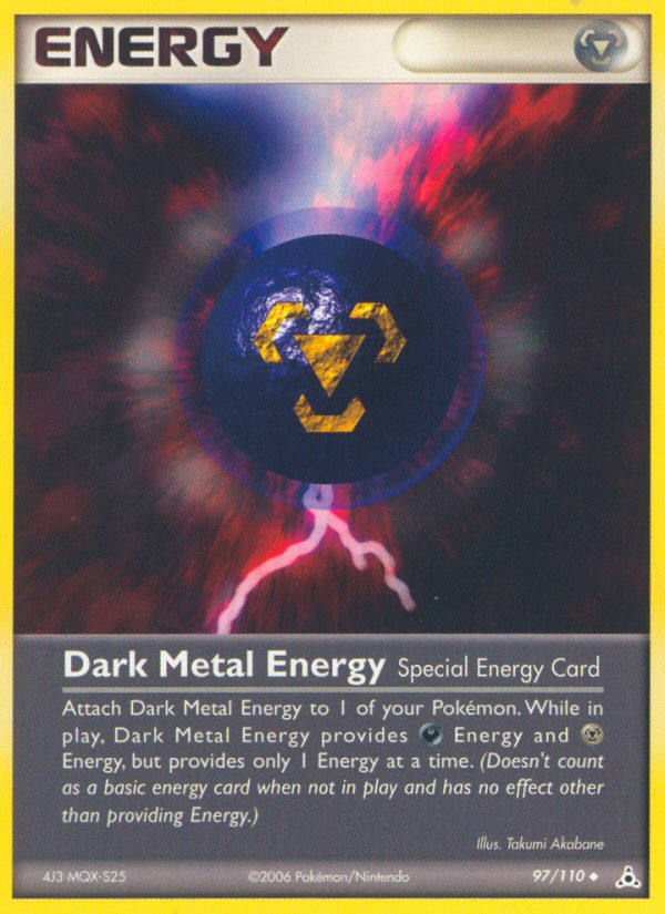 Dark Metal Energy (97/110) [EX: Holon Phantoms] | North Game Den