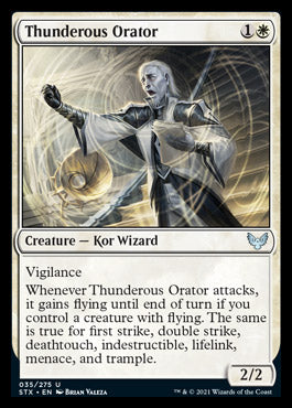 Thunderous Orator [Strixhaven: School of Mages] | North Game Den