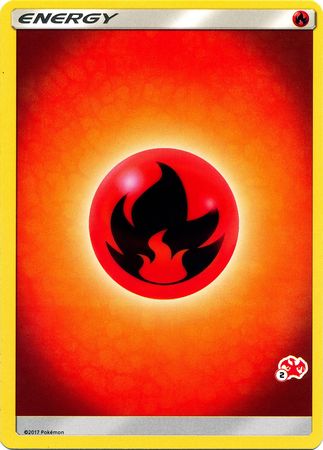 Fire Energy (Charizard Stamp #2) [Battle Academy 2020] | North Game Den