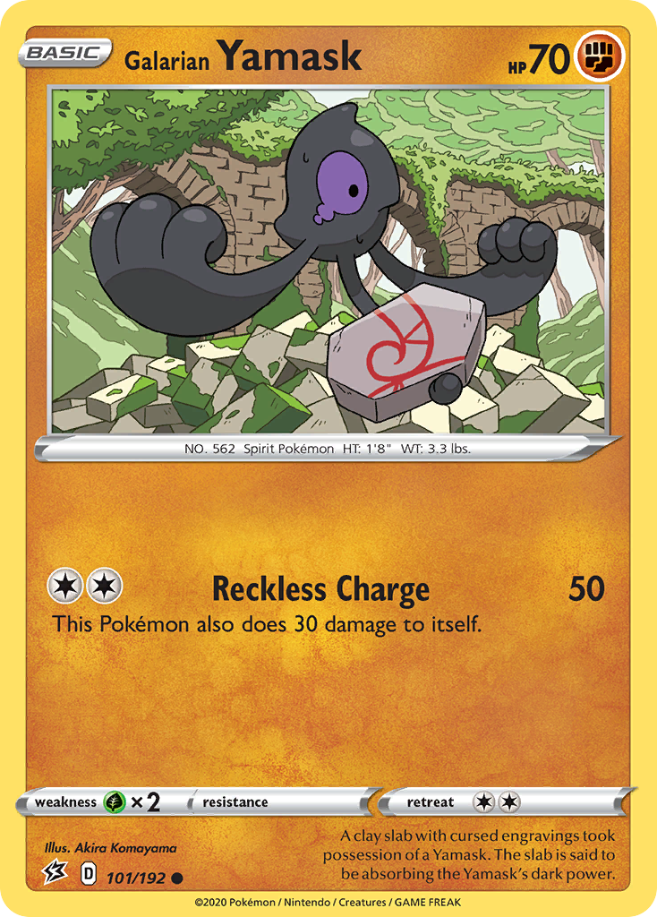 Galarian Yamask (101/192) [Sword & Shield: Rebel Clash] | North Game Den