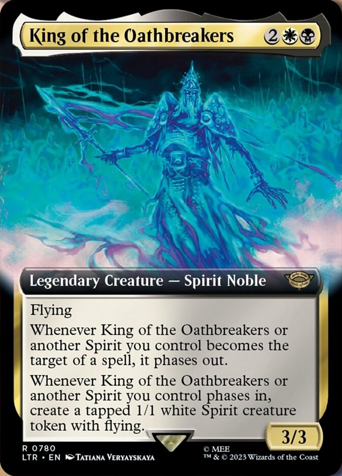 King of the Oathbreakers (Extended Art) (Surge Foil) [The Lord of the Rings: Tales of Middle-Earth] | North Game Den