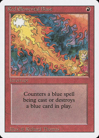 Red Elemental Blast [Revised Edition] | North Game Den