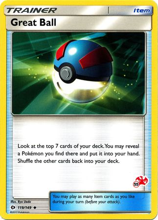 Great Ball (119/149) (Charizard Stamp #55) [Battle Academy 2020] | North Game Den