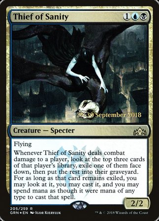 Thief of Sanity [Guilds of Ravnica Promos] | North Game Den