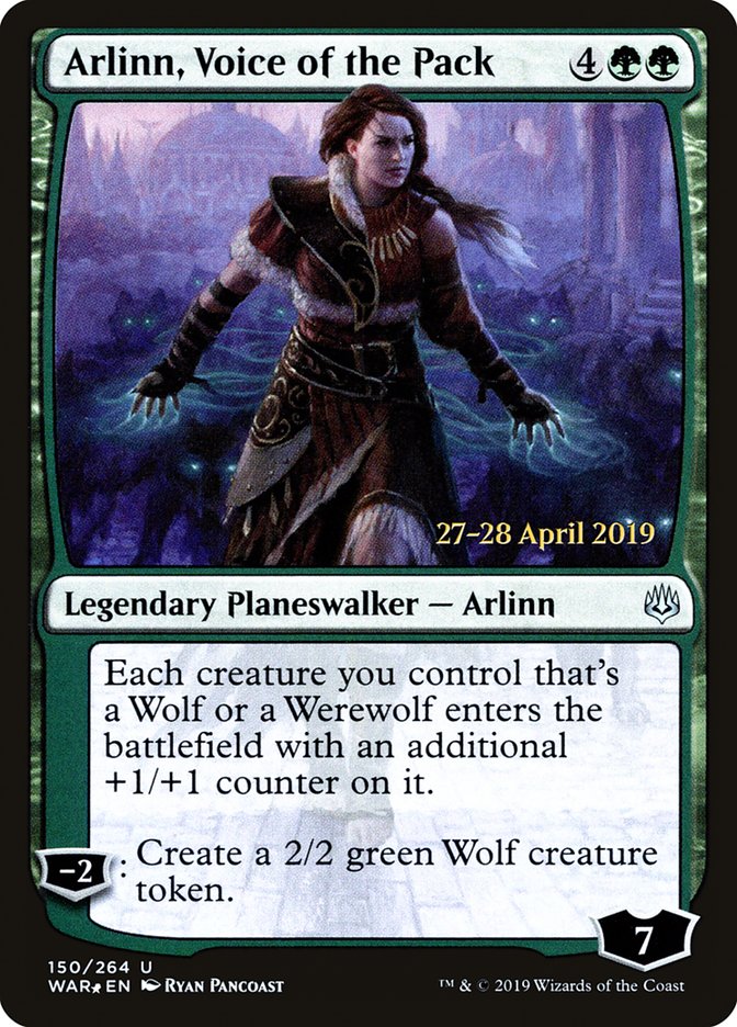 Arlinn, Voice of the Pack  [War of the Spark Prerelease Promos] | North Game Den