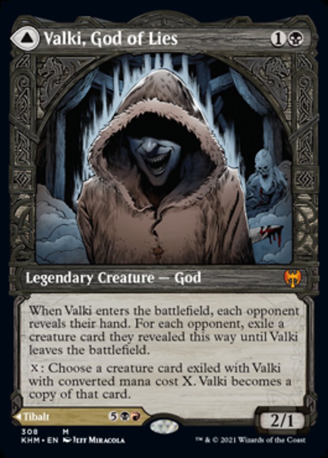 Valki, God of Lies // Tibalt, Cosmic Impostor (Showcase) [Kaldheim] | North Game Den