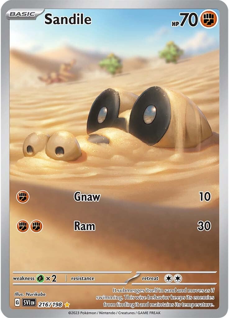 Sandile (216/198) [Scarlet & Violet: Base Set] | North Game Den