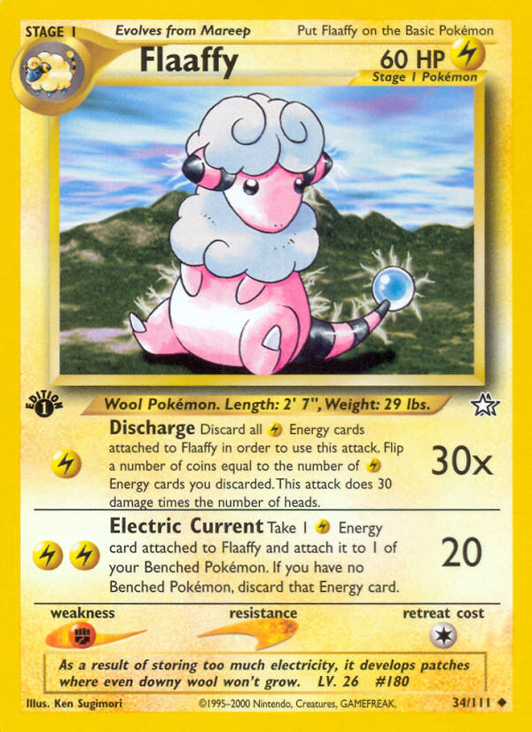 Flaaffy (34/111) [Neo Genesis 1st Edition] | North Game Den