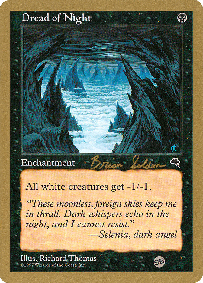 Dread of Night (Brian Selden) (SB) [World Championship Decks 1998] | North Game Den