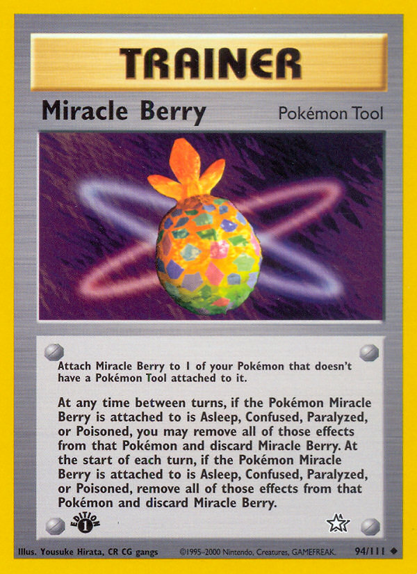 Miracle Berry (94/111) [Neo Genesis 1st Edition] | North Game Den