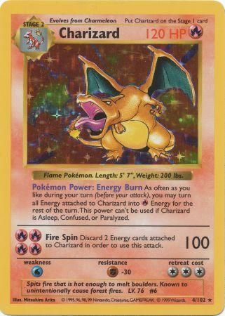 Charizard (4/102) [Base Set Shadowless Unlimited] | North Game Den