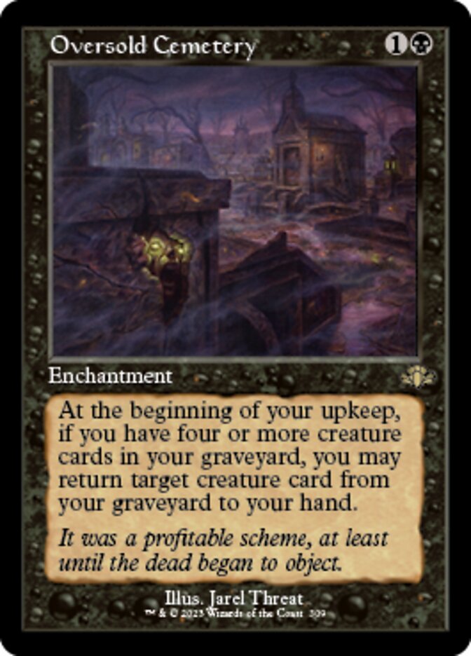 Oversold Cemetery (Retro) [Dominaria Remastered] | North Game Den