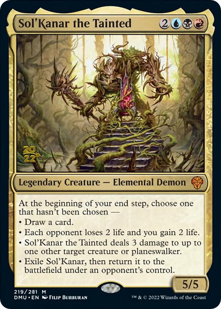 Sol'Kanar the Tainted [Dominaria United Prerelease Promos] | North Game Den