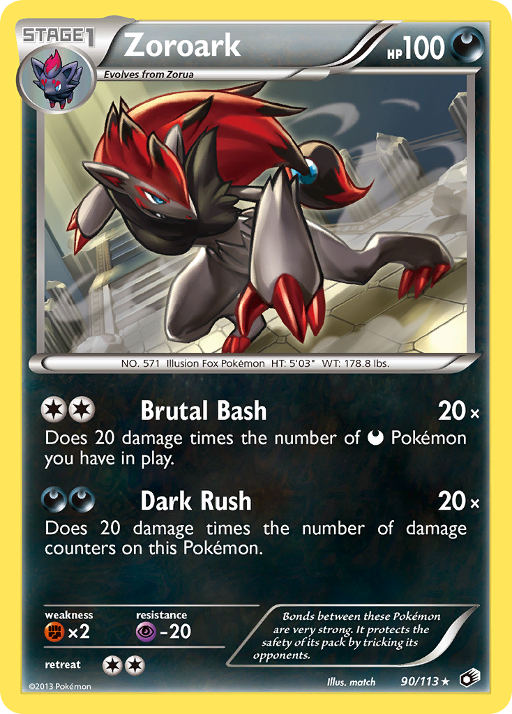 Zoroark (90/113) [Black & White: Legendary Treasures] | North Game Den