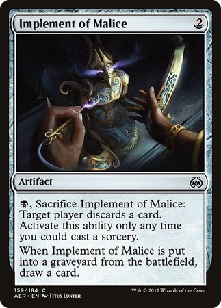 Implement of Malice [Aether Revolt] | North Game Den