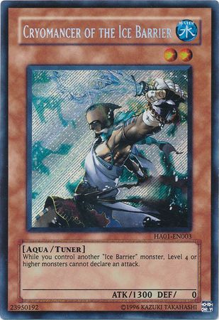 Cryomancer of the Ice Barrier [HA01-EN003] Secret Rare | North Game Den