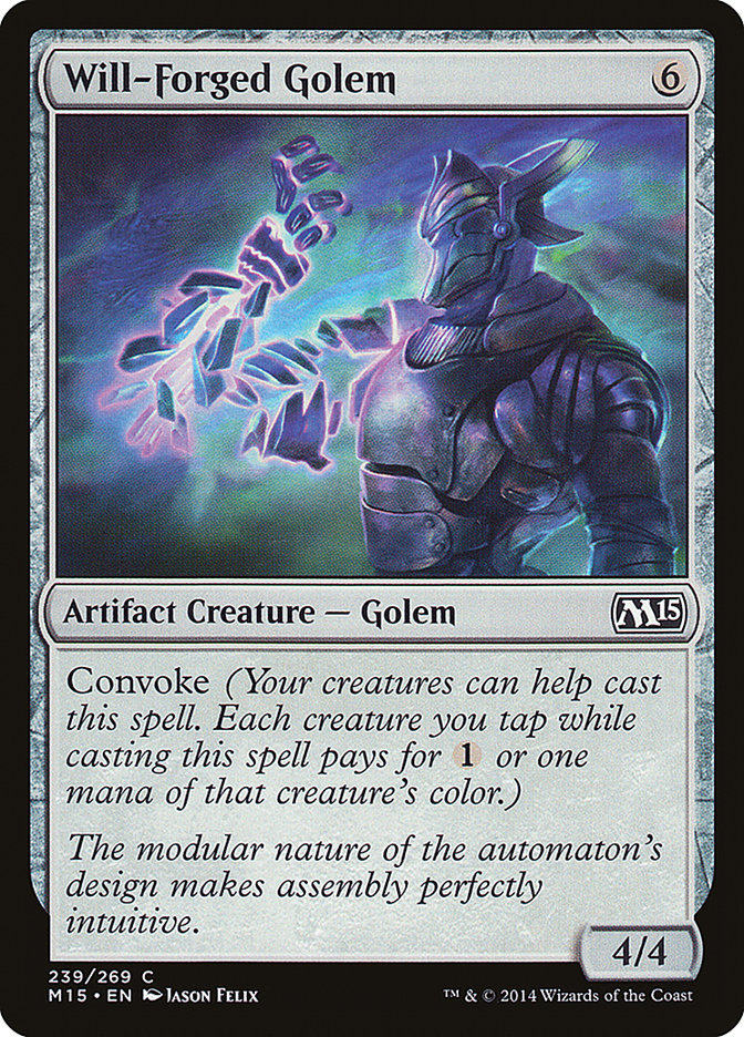 Will-Forged Golem [Magic 2015] | North Game Den