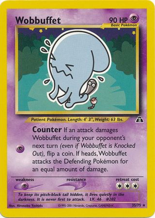 Wobbuffet (35/75) [Neo Discovery Unlimited] | North Game Den