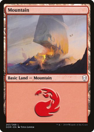 Mountain (263) [Dominaria] | North Game Den