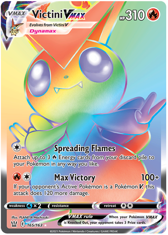 Victini VMAX (165/163) [Sword & Shield: Battle Styles] | North Game Den