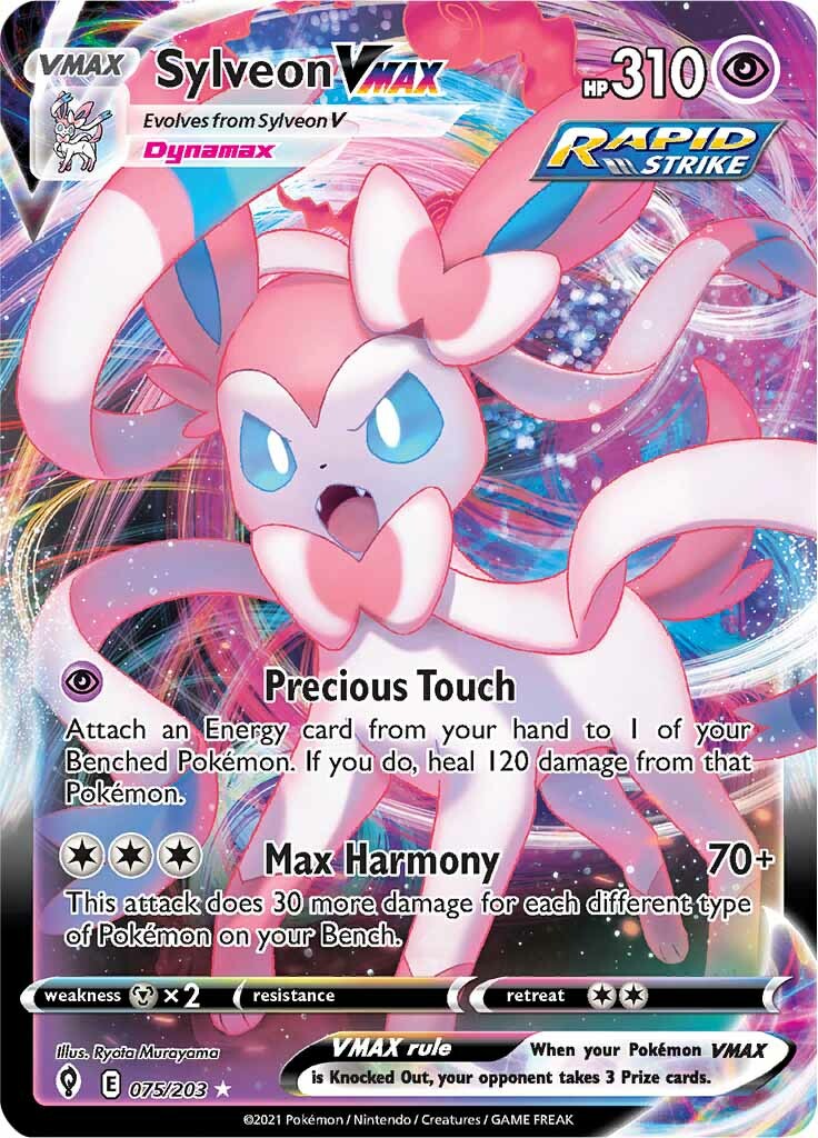Sylveon VMAX (075/203) [Sword & Shield: Evolving Skies] | North Game Den
