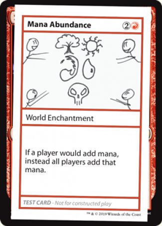 Mana Abundance (2021 Edition) [Mystery Booster Playtest Cards] | North Game Den