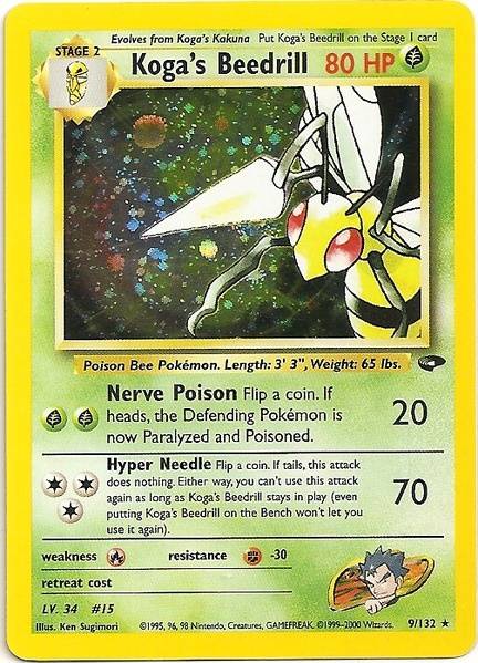 Koga's Beedrill (9/132) [Gym Challenge Unlimited] | North Game Den