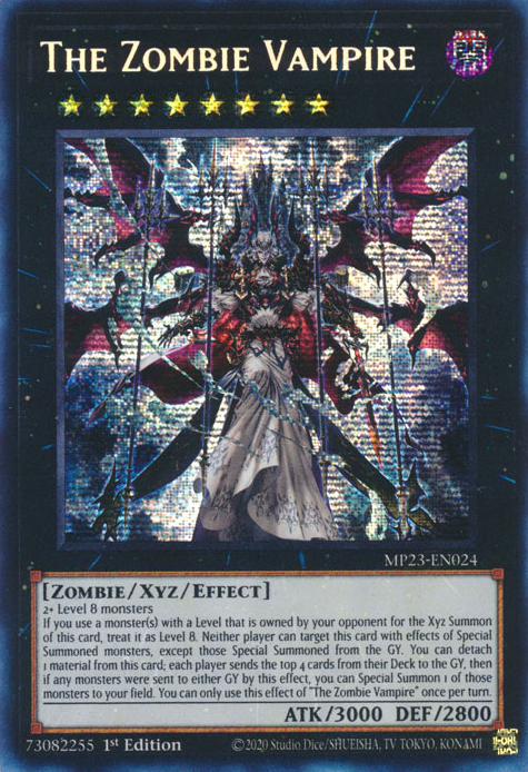 The Zombie Vampire [MP23-EN024] Prismatic Secret Rare | North Game Den