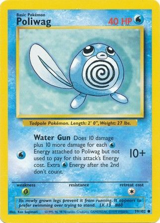 Poliwag (59/102) [Base Set Unlimited] | North Game Den