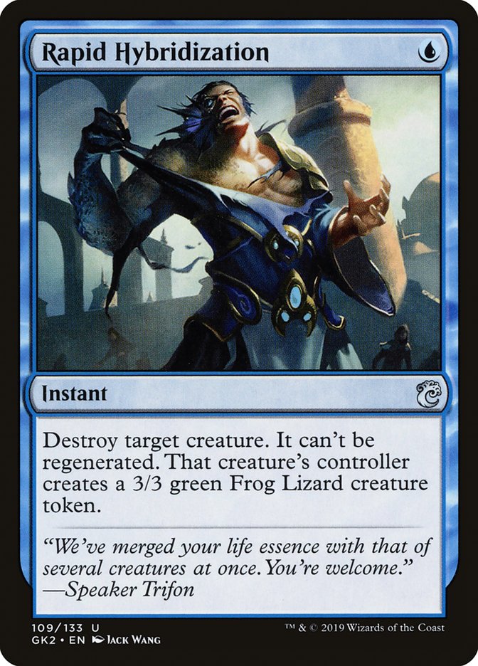 Rapid Hybridization [Ravnica Allegiance Guild Kit] | North Game Den
