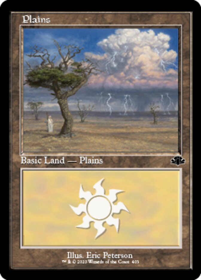 Plains (403) (Retro) [Dominaria Remastered] | North Game Den