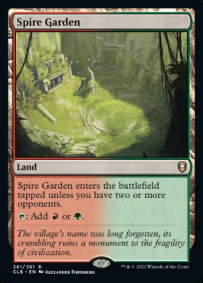 Spire Garden [Commander Legends: Battle for Baldur's Gate] | North Game Den