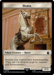 Horse // Soldier Double-Sided Token [Doctor Who Tokens] | North Game Den